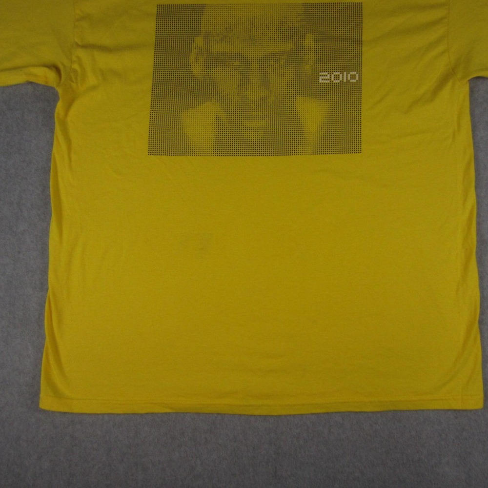 2010 Nike Air Jordan 25th Anniversary T Shirt Mens XL Yellow Jumpman Dallas READ - Picture 3 of 16